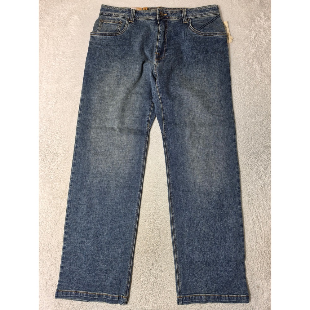 NEW Prana Axiom Jean Mens 36/32 Antique Stone Wash Stretch Straight Leg Denim - Picture 6 of 11